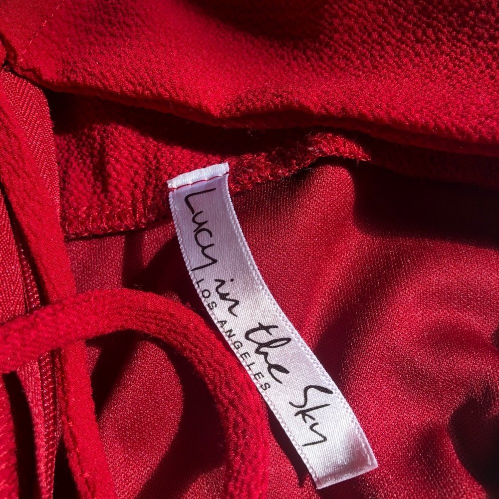 Red Spaghetti Dress from Lucy in the Sky, LA - Picture 3 of 5